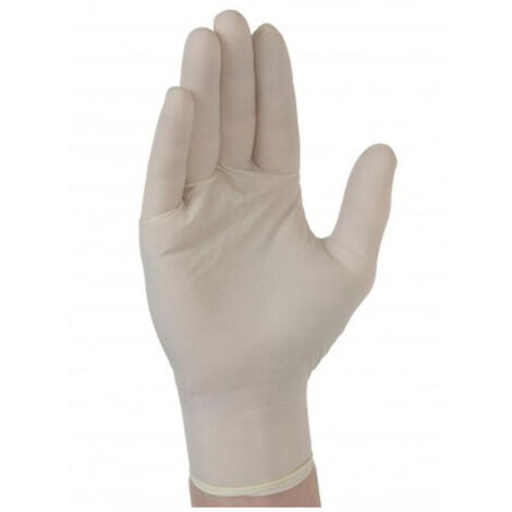 Gants latex auu1000 blanc - Divers : non poudré - Taille : 8/9 - ITAR