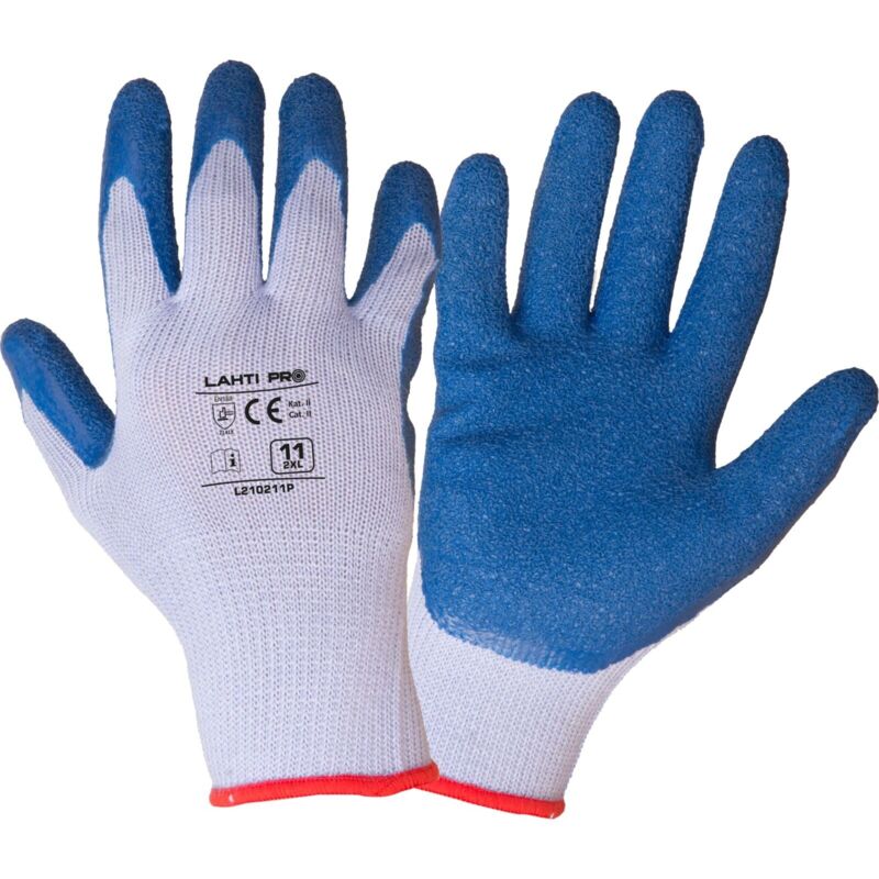 Gants Latex Bleu-violet L210208p, 12 Paires, '8', Ce, Lahti
