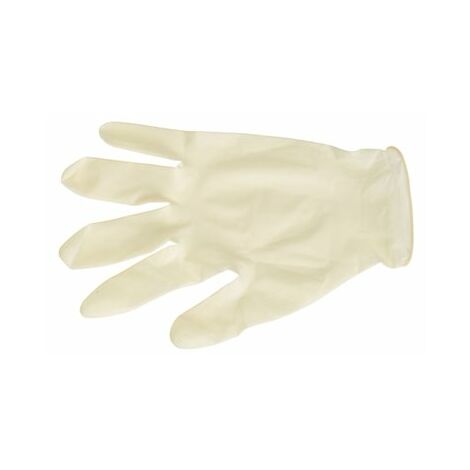 So.di.fer 100 gants en latex jetables avec poudre blanche taille m 00210
