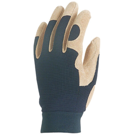 Gants Manutention fleur porc - paume renfort - dos polyester Taille 9