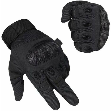 Gants Moto Homologué CE, Gants Scooter Unisexe Mi Saison Ecran Tactile Respirable pour Auto Moto, Vélo, Motocross, Camping, Randonné ou Protection des Autres Activités en Plein（M）