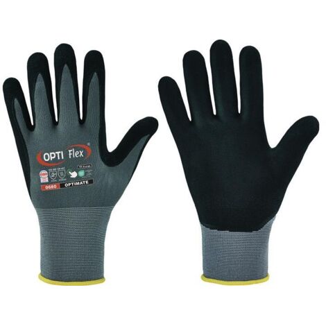 Gants OPTIFLEX OPTIMATE taille 9 gris/noir 12 paires ( 8000140915 )