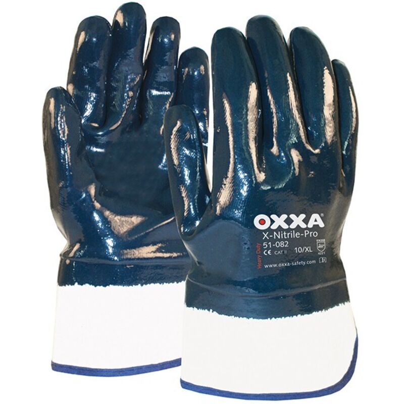 FP - Gants Oxxa X-Nitrile- Pro,Stulpegeschl.,Gr.9 (Par 12)