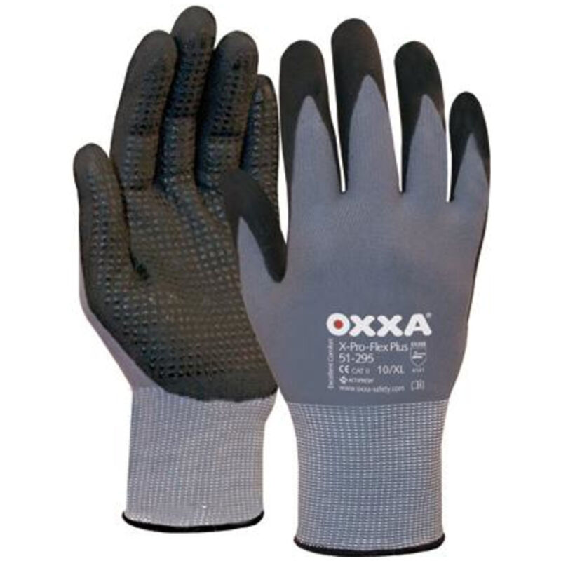 FP - Gants Oxxa X-Pro-Flex Plus NFT,Taille 9, noir (Par 12)