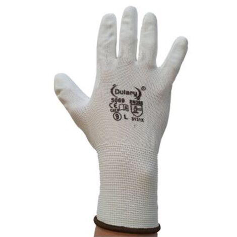 Gants peintre PU Blanc Conditionnement: T10