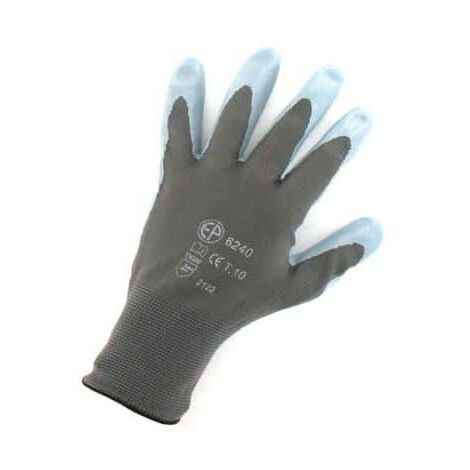 Gants Polyamide gris paume nitrile Taille XL/10 EP 6240