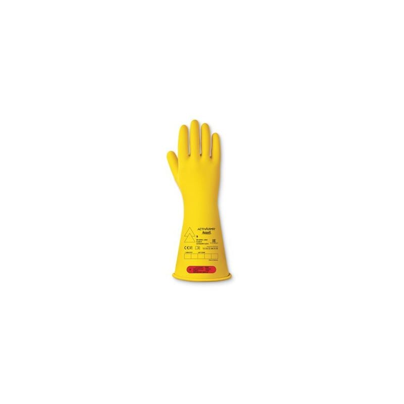 Gants pour électriciens isolés Ansell ActivArmr RIG014BY taille 7, Sécurité électrique, 1 Paire, Jaune ( Prix pour 1 paire )