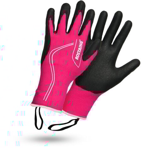 Gant de protection femme MAXFEEL taille U - Couleurs rose, violet ou vert - ROSTAING - 7 (S) - 8 (M)