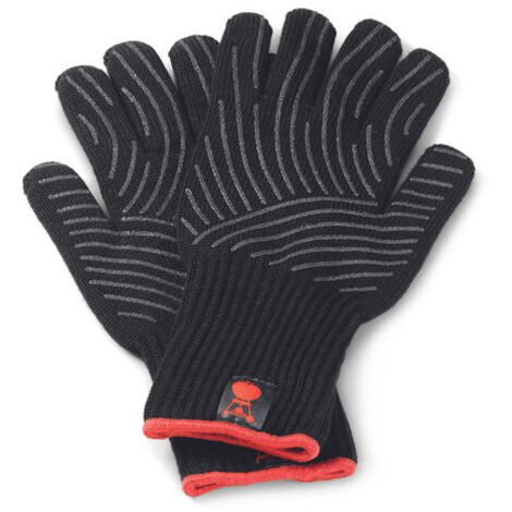 Gants Premium pour barbecue Weber Taille au choix Noir