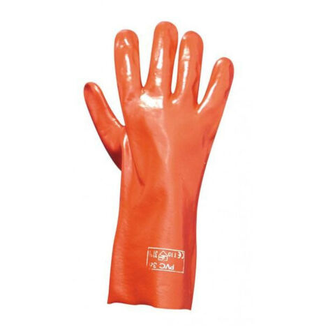Gants PVC rouge LG35 T10