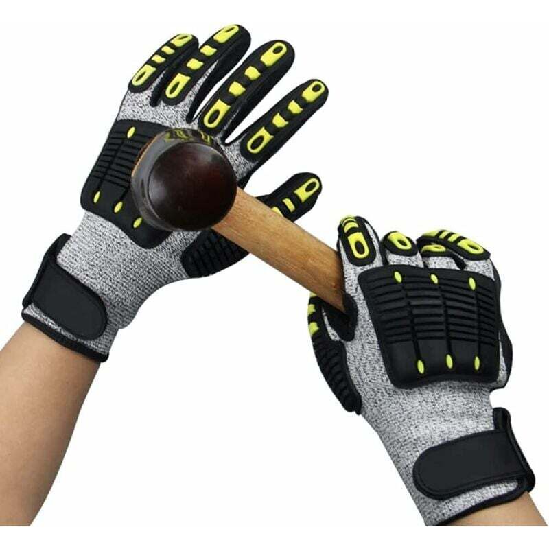 Gants résistants à la coupure de niveau 5 Gants résistants à la coupure et à l'impact, résistants à l'abrasion/à la coupure/à la perforation/à la