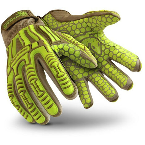 Gants Rig Lizard 2030 Silicone Grip HEXARMOR 60992 - Jaune - 11 (2XL)