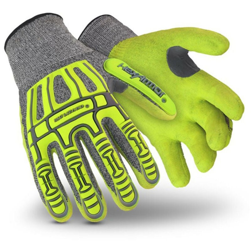 Hexarmor - Gants anti-coupure Niveau e Rig Lizard Thin Lizzie 2090X 60648 - Déstockage - Jaune - 11 (2XL)