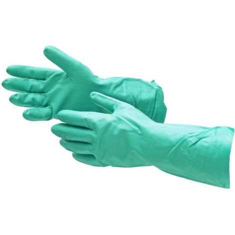 Gants RS PRO taille 10, XL, Résiste aux produits chimiques, 12 Paires, Vert ( Prix pour Paquet de 12 )