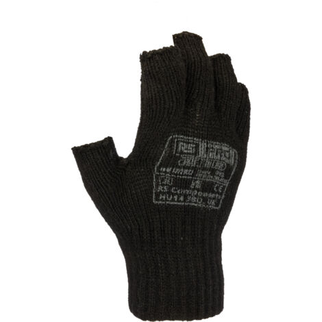 Gants RS PRO taille Unique, Manutention générale, 12 Paires, Noir ( Prix pour Paquet de 12 )