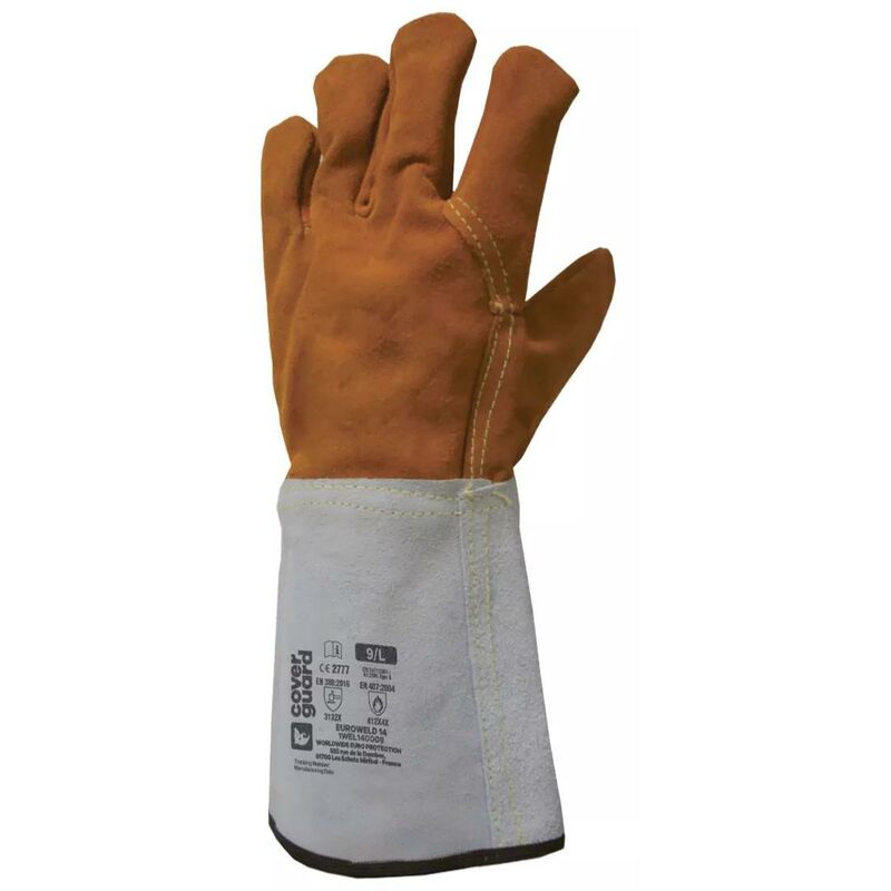 Oc-pro - gants soudeur euroweld fil kevlar® - dtail : T9