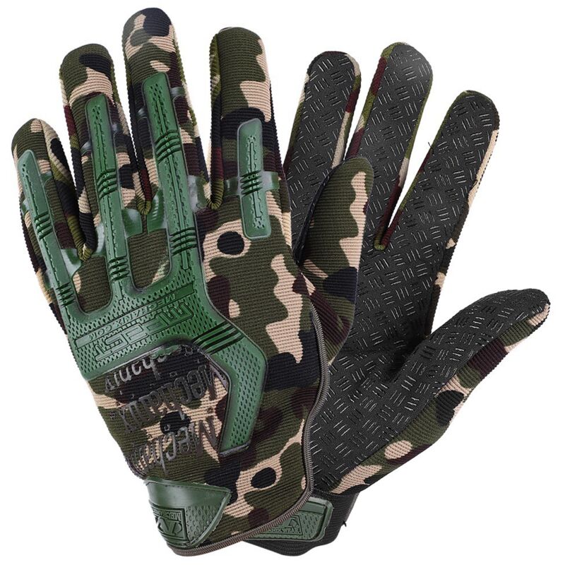 Gants Tactiques Militaires Homme - Camouflage Intégral pour Paintball et Airsoft