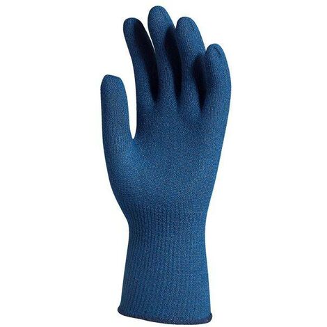 (Lot de 12) Gants Thermastat anti - froid tricoté bleu
