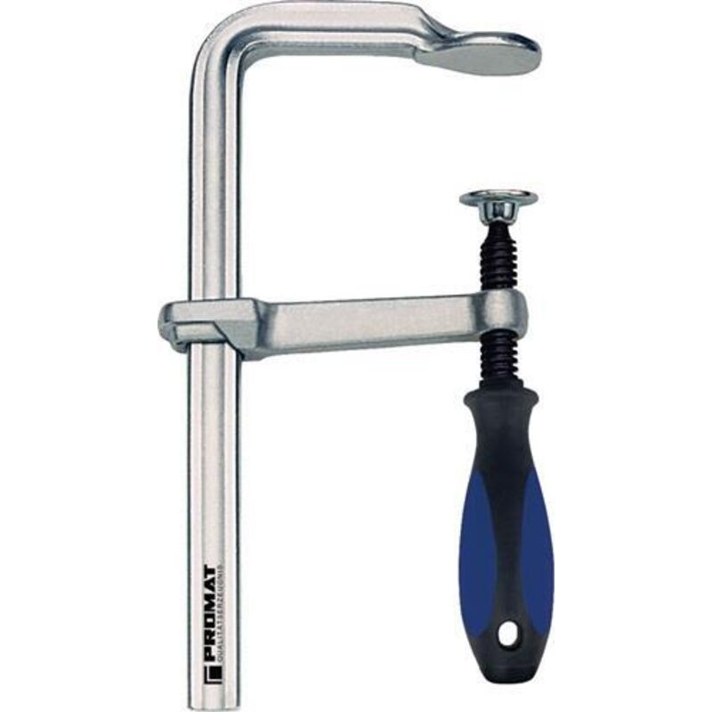 Ganzstahlschraubzwinge Spannweite 200 mm Ausladung 100 mm 3-K-Griff