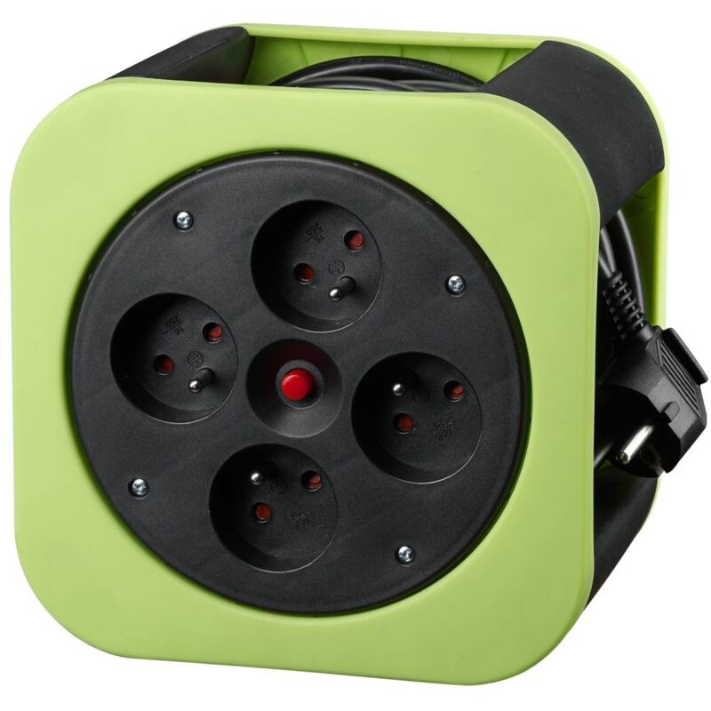 GAO Enrouleur ménager 4P+T Vert Anis