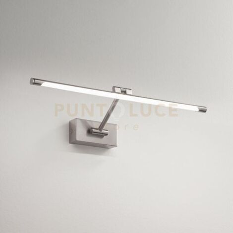 GAP440C- APPLIQUE A PARETE IN METALLO NICKEL SATINATO A LED 3000K 473LM 8W 48,4CM