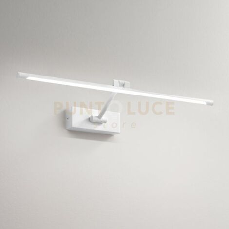 GAP451N- APPLIQUE A PARETE IN METALLO BIANCO A LED 4000K 525LM 10W 58,5CM