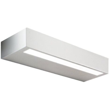 GAP520- APPLIQUE LED BIEMISSIONE IN ALLUMINIO BIANCO DIMMERABILE 3000K 2042LM 20W 23CM