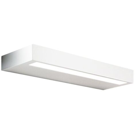 GAP522- APPLIQUE LED BIEMISSIONE IN ALLUMINIO BIANCO DIMMERABILE 3000K 3656LM 34W 32CM