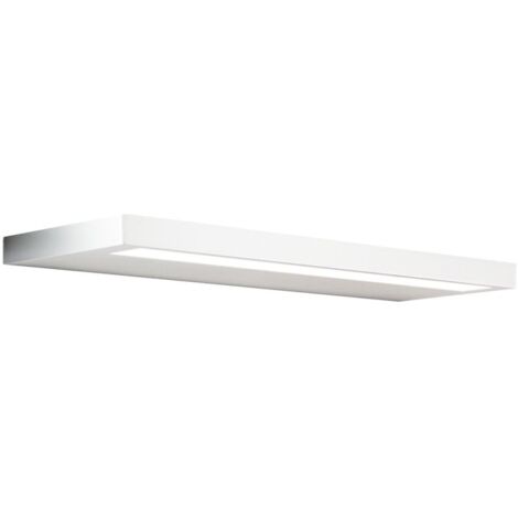 GAP524- APPLIQUE LED BIEMISSIONE IN ALLUMINIO BIANCO DIMMERABILE 3000K 4983LM 44W 50CM