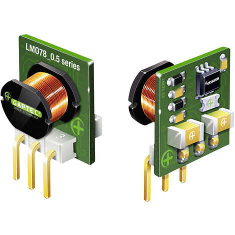 Gaptec 10070364 DC/DC-Wandler, Print 24 V/DC 3.3 V/DC 500 mA 1.65 W Anzahl Ausgänge: 1 x Inhalt 1 St