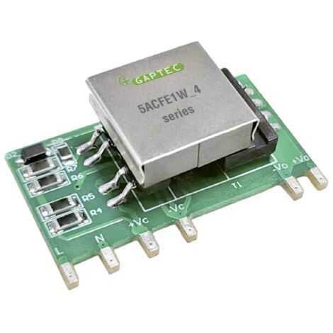 Gaptec 5ACFE1W24S4 Convertisseur AC/DC 24 V/DC 210 mA 5 W Y330573