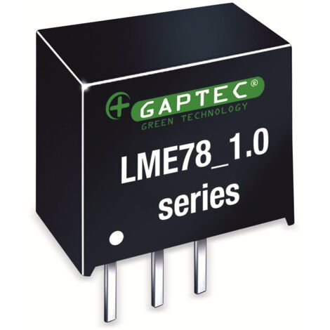 GAPTEC DC-DC-Wandler, Electronic, SIP3, 8-36Vin, 5Vout, 1000mA, 11,6x8x10,4mm