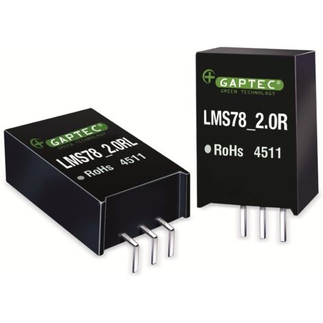 GAPTEC DC-DC-Wandler, Electronic, SIP3, 8-36Vin, 5Vout, 2000mA, 11,5x9x17,5mm