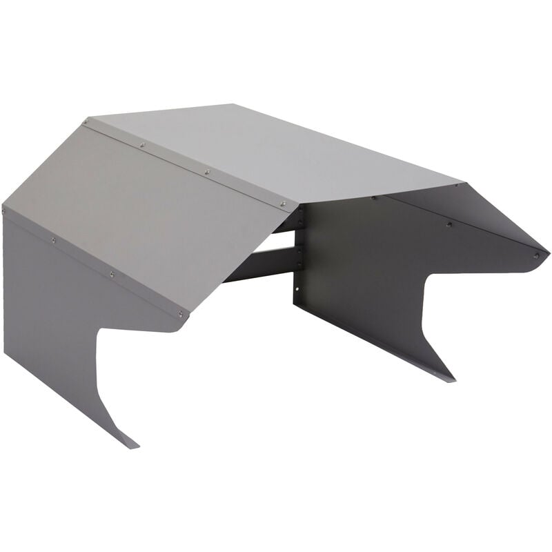 Mendler - Garage pour tondeuse HWC-L43 - toit Abri pour tondeuse - métal 40x59x69cm - gris