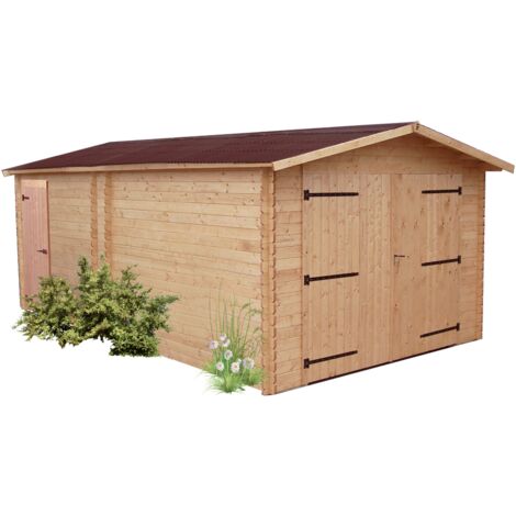 Garage Denis Douglas listoni 28 mm senza pavimento - de3554n - habrita