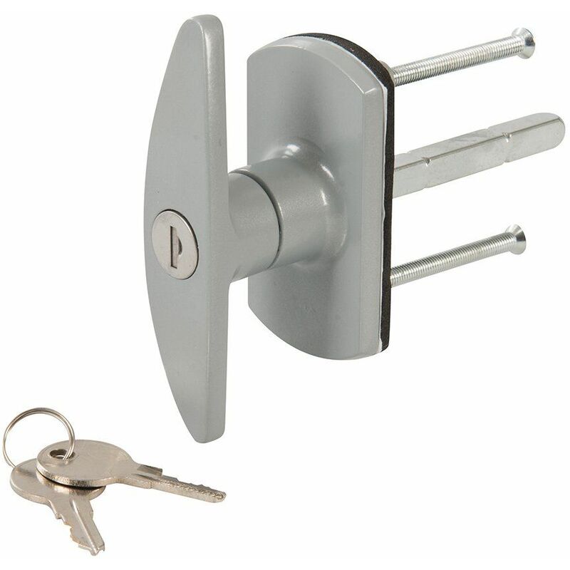 Garage Door Locking Handle 75mm Square 471742 - Silverline