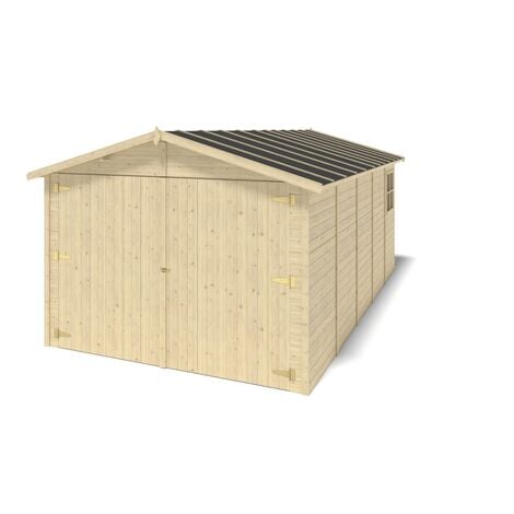 Garage armadio biciclette con serratura HWC-H60 legno box singolo  100x200x152cm antracite