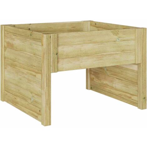Garage pour robot tondeuse Marron 73 x 67 x 56 cm Pin imprégné CFW296243