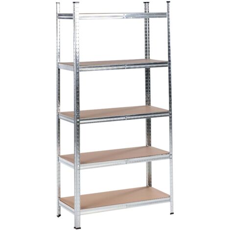 Garagenregal XITTA Metall 150 cm 75 cm Silber