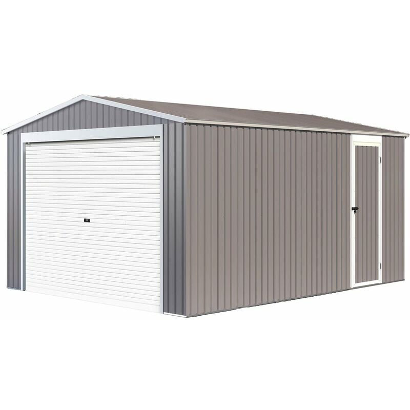 

Garaje en metal Nevada con puerta enrollable - 15,61m²