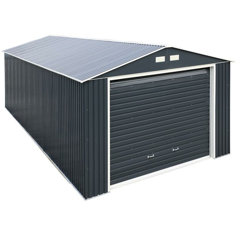 

Duramax - Garaje Metalico 3,70x6,04 Metros, Gris