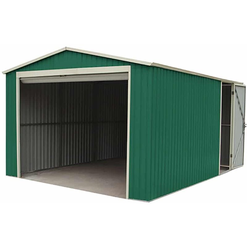 

Garaje Metálico Gardiun Leicester 17,3 m² Exterior 512x338x243 cm Verde - KIS12964