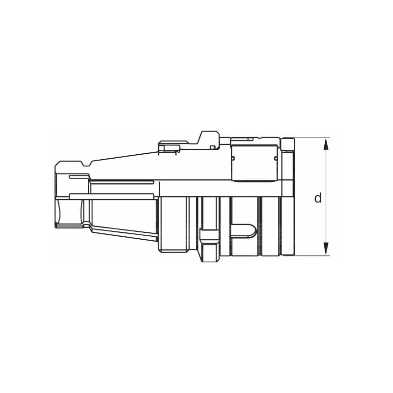 Garant - Adattatore a cambio rapido ER25 d=42,5