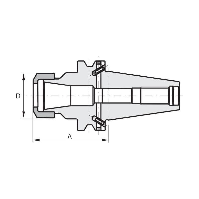 Garant - Mandrino a pinza er Forma adb bt 50 a =