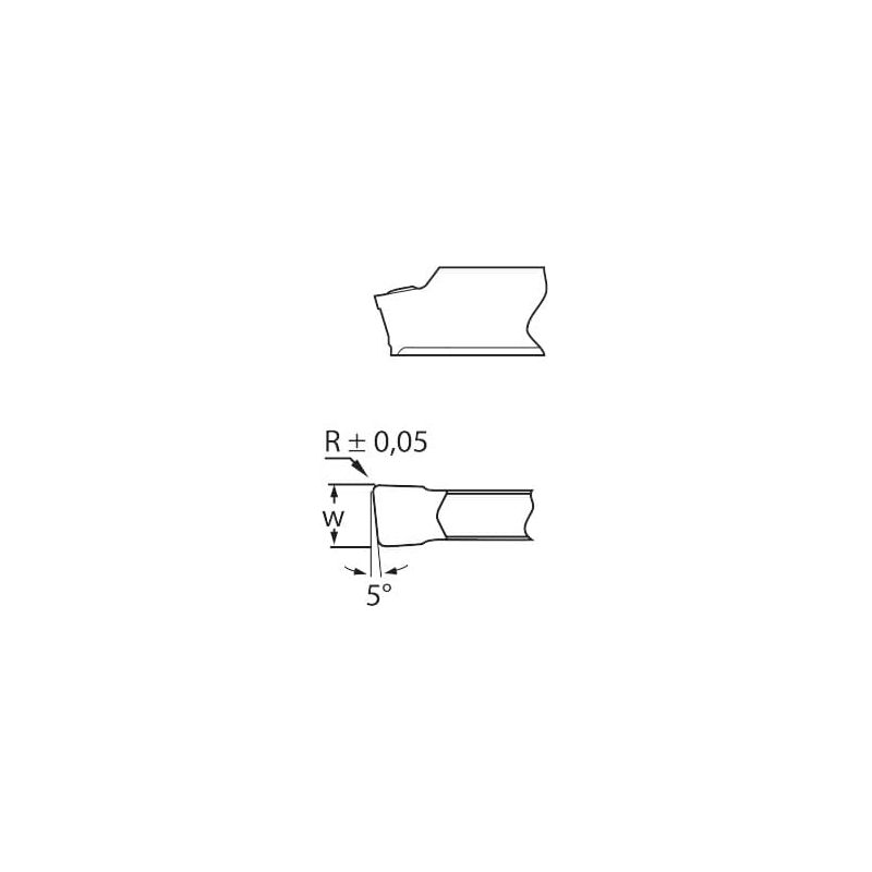 Garant - Inserto per troncatura HB7020