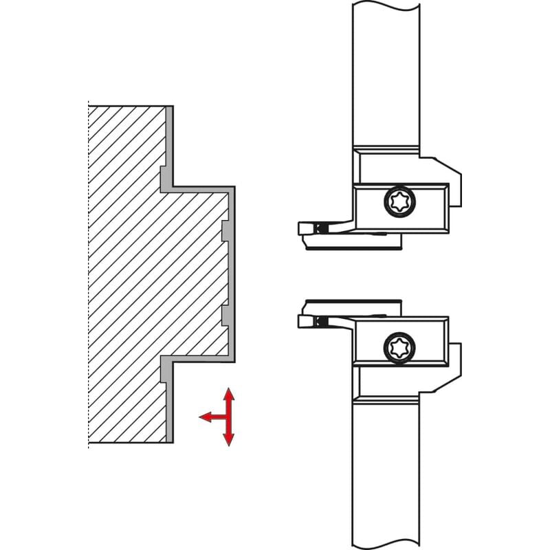 Image of Garant - Stelo portalama angolo esterno 90° sinistro