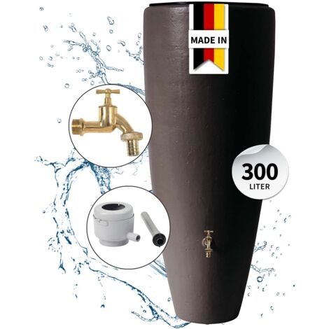 GARANTIA 2in1 Wasserbehälter Komplett-Set 300 L mocca