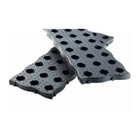 GRAF Garantia Beetplatten Maxi 70 x 24 cm 4 Stk Braun Trittplatte Gartenplatte