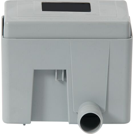 Garantia – Collecteur eau de pluie carré gris – Adaptable gouttières carrées et rectangulaires – Sortie latérale 3/4'' – Filtrage débris efficace