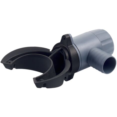 Garantia – Collecteur récupérateur d'eau de pluie SPEEDY ECO gris DN80-100 – Fixation sans découpe – Fonction trop-plein automatique – Polyéthylène
